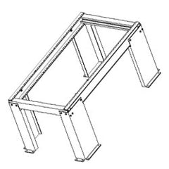 Chatsworth Products 15322 Heavy-Duty Wall-Mount Equipment Rack 23" W x 38.5" H
