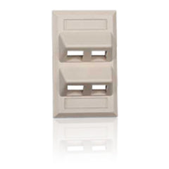 Hubbell AFP14 4 Port Angled Face Plates