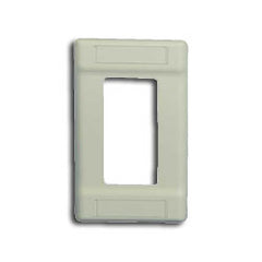 Hubbell IFP126OW Infin-e-Station Plate, Single-Gang, StyleLine (Package of 25)