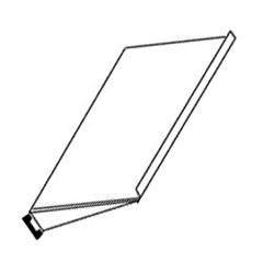 Chatsworth Products 12665 Space-Saving Stationary Keyboard Shelf