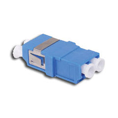 Hubbell FALCMPB6 Fiber Adapter, SM/MM, LC, Duplex