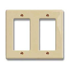 Leviton 80409 Urea/Nylon 2 Gang Decora/GFCI Wallplate
