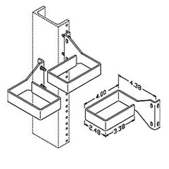 Chatsworth Products 10683 IBM Style Vertical Cable Loop