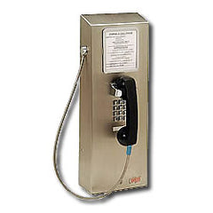 Ceeco SSC-301 Stainless Steel Charge-A-Call Wall Phone