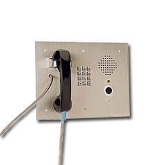Ceeco SSP-599-F Stainless Steel Panel Phone with Dual Handset and Speakerphone Operation
