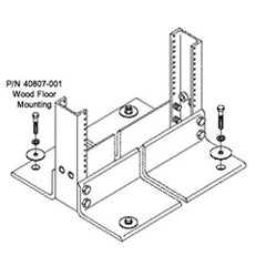 Chatsworth Products 40607-001 Rack and Frame Installation Kits For Wood Floors