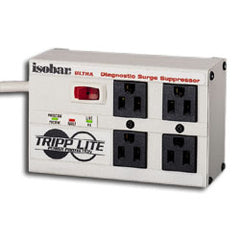 Tripp Lite ISOBAR-4-ULTRA 4 AC Outlet Ultra Diagnostic Surge Suppressor