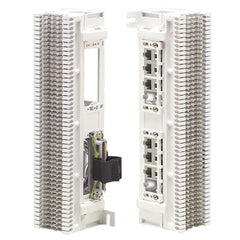 Siemon S66M2-5T-84L-125R Eight 6-Position, 2-Pair Modular Jacks and 1 Female Connector / USOC