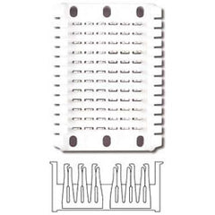 Siemon S66B1-12 B Series 66 Block - 6x12 / Split