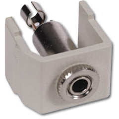 Hubbell SF35SJ Snap Fit Connector, 3.5mm Solder Mini Stereo Jack