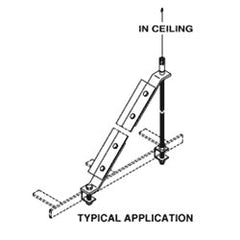 Chatsworth Products 10695-001 Single Earthquake Bracing Kit