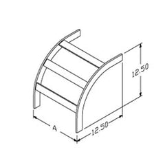 Chatsworth Products 10723 Cable Runway Radius 90-Degree Outside Bend