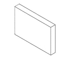 Chatsworth Products 10745 3/8" x 2" Auxiliary Framing Bar, Cable Runway