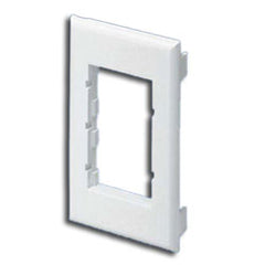 Panduit® T70B2IW Snap-On Vertical Communication Faceplate