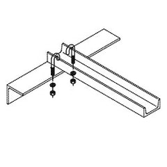 Chatsworth Products 11303 J-Bolt Kit, Auxiliary Framing Channel/Wall Angle Support