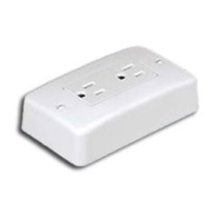 Panduit® JBP1MR20IW Rectangular Low Profile 20A Electrical Outlet