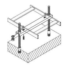 Chatsworth Products 11241 Adjustable Floor Support Channel, Cable Runway