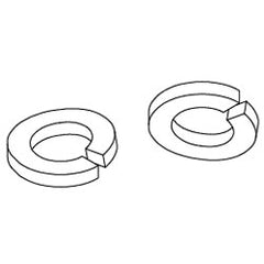 Chatsworth Products 4003 1/4" or 5/8" Size Gold Split Lock Washer
