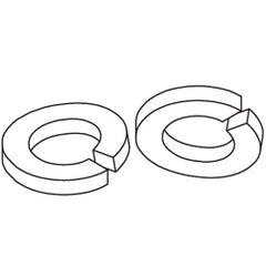 Chatsworth Products 20015 Zinc Plated Split Lock Washers