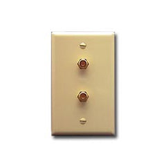 ICC IC630EGG Wall Plate - 2 CATV Ports