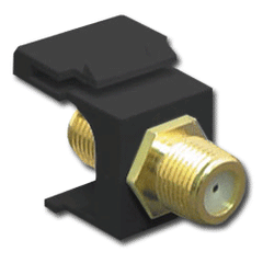 ICC IC107B5G F-Type Gold Plated Feedthrough Modular Connector