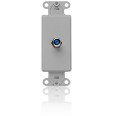 Leviton 40681 Decora Single F-Connector Wall Jack Insert