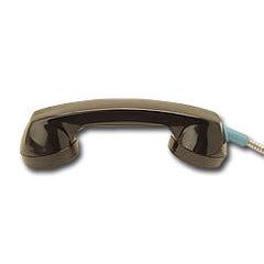 Ceeco 301-004 Black Handset with Armored Cord