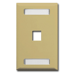 ICC IC107S01 1 Port Faceplate With ID