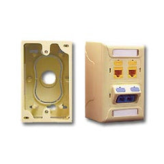 ICC ICACSMBS Faceplate Junction Box - Single Gang