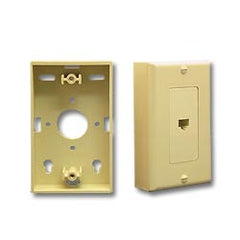 ICC IC250MBS Single Gang Faceplate Low-Profile Mounting Box