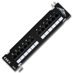 Allen Tel AT66-12PT Category 6 Patch Panel Equipped with GB89D Mounting Bracket