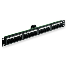ICC ICMPP024T2 Telco Patch Panel, 6 Position 2 Conductor, 24 Port/1 RMS