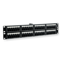 ICC ICMPP048T2 Telco Patch Panel, 6 Position 2 Conductor, 48 Port/2 RMS