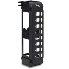 ICC IC107BP8VB Flush Patch Panel with 89D Bracket - 8 Port / Vertical