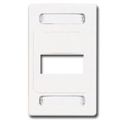 Siemon MX-FP-S-03-02 Single Gang Faceplate for 3 MAX Modules