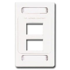 Siemon MX-FP-S-04-02 Single Gang Faceplate for 4 MAX Modules
