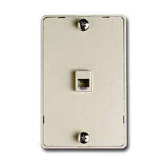 Siemon WPJP 2 Pair Plastic Wall Phone Faceplate