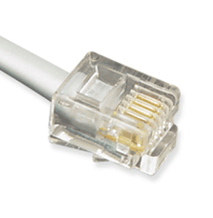 ICC ICLC607FSV 6 Conductor Phone Line Cord