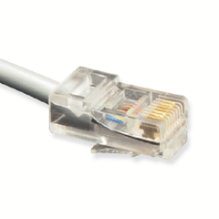 ICC ICLC807FSV Phone Line Cord - 8 Conductor (Pin 1 to Pin 1)