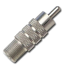 Leviton C5229 Video Adapter - 1 F Jack to RCA Plug