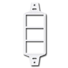 Siemon MX-D6F-02 Designer Mounting Frame - 6 Flat MAX Modules