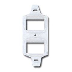 Siemon MX-E4A-02 Duplex Mounting Frame - 4 Angled MAX Modules