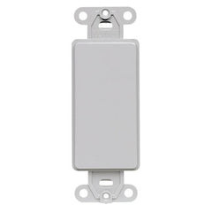 Leviton 80414 Decora Standard Size Plastic Wallplate Filler (Blank)