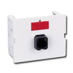 Siemon CT-MT-02 Flat Fiber Adapter CT Coupler with 1 Duplex MT-RJ (2 Fibers)