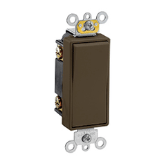 Leviton 5623-2 Decora Plus Rocker 3-Way 20 Amp AC Quiet Switch (Self Grounding)