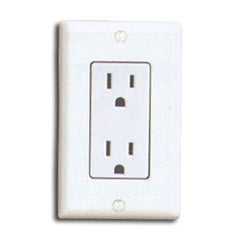 Leviton 5325 Decora Side Wired and Quickwire Receptacle