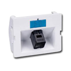 Siemon CT-A-MT-02 Angled Fiber Adapter CT Coupler with 1 Duplex MT-RJ (2 Fibers)