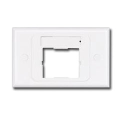 Siemon CT2-HFPA-02 Single Gang Plastic Horizontal CT Faceplate for One Coupler (Pkg of 250)