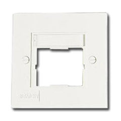 Siemon CTE2-FP-02 Single Gang British CT Faceplate for One Coupler