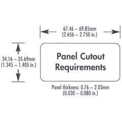 Siemon CT-MFP-02 CT Modular Furniture Adapter for Standard Openings
